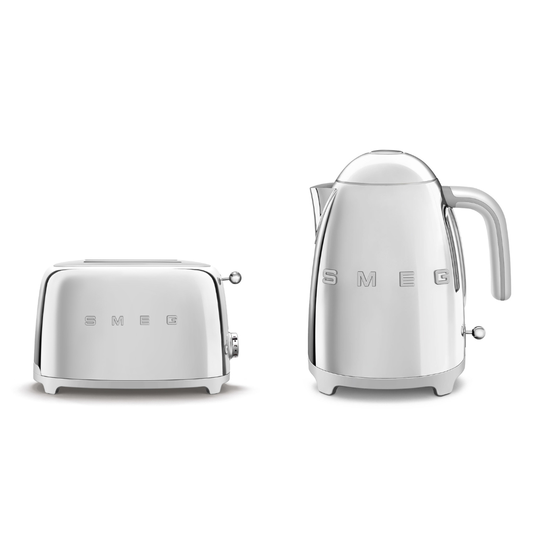 SMEG Combiset Elektrische waterkoker & Toaster 2x2