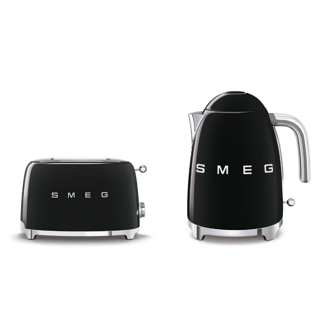 SMEG Combiset Elektrische waterkoker & Toaster 2x2