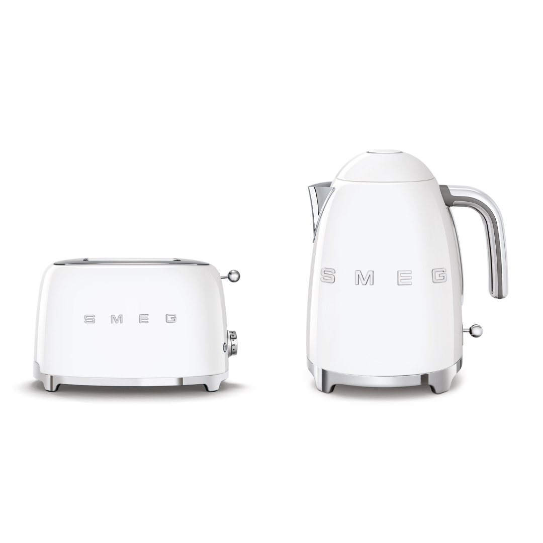 SMEG Combiset Elektrische waterkoker & Toaster 2x2