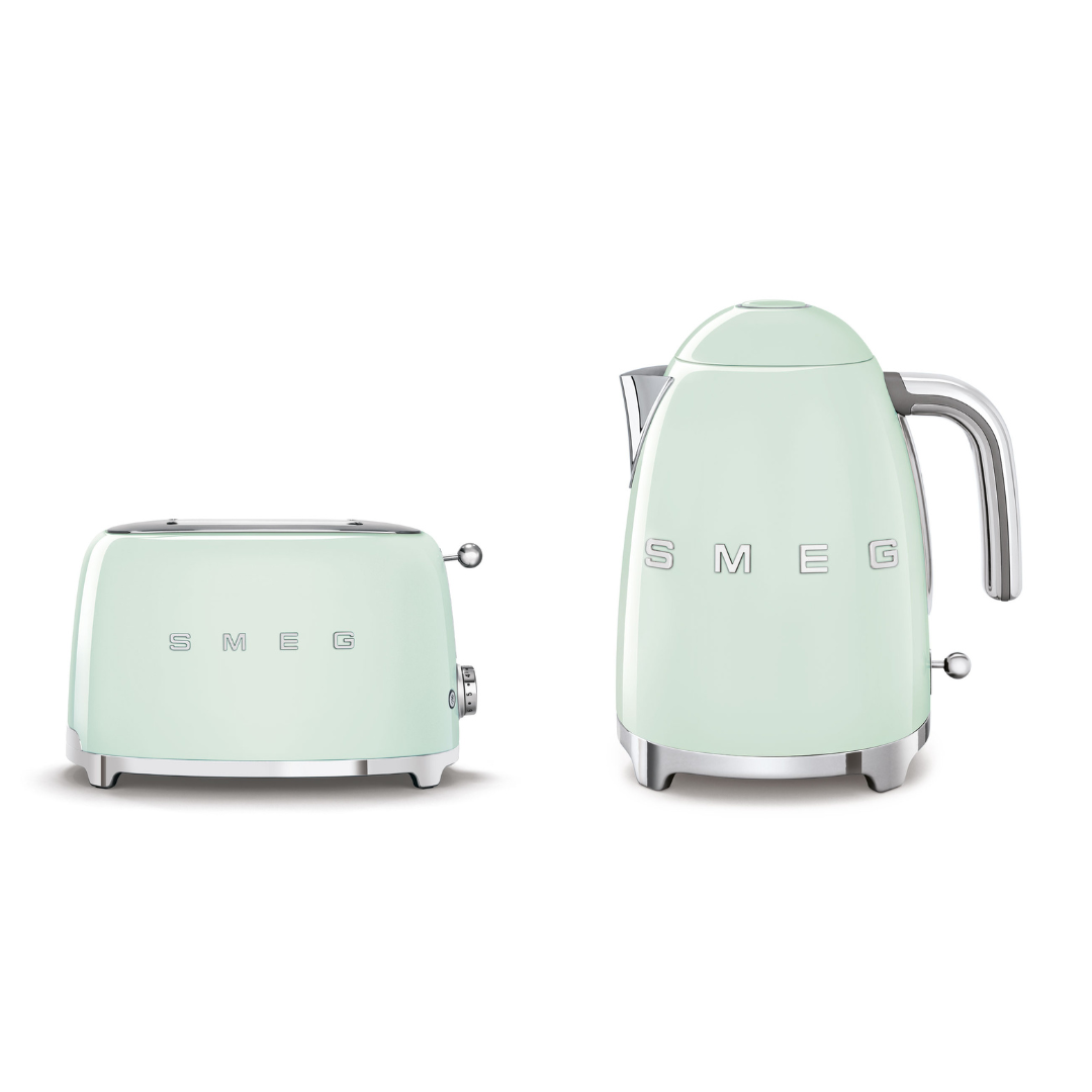 SMEG Combiset Elektrische waterkoker & Toaster 2x2